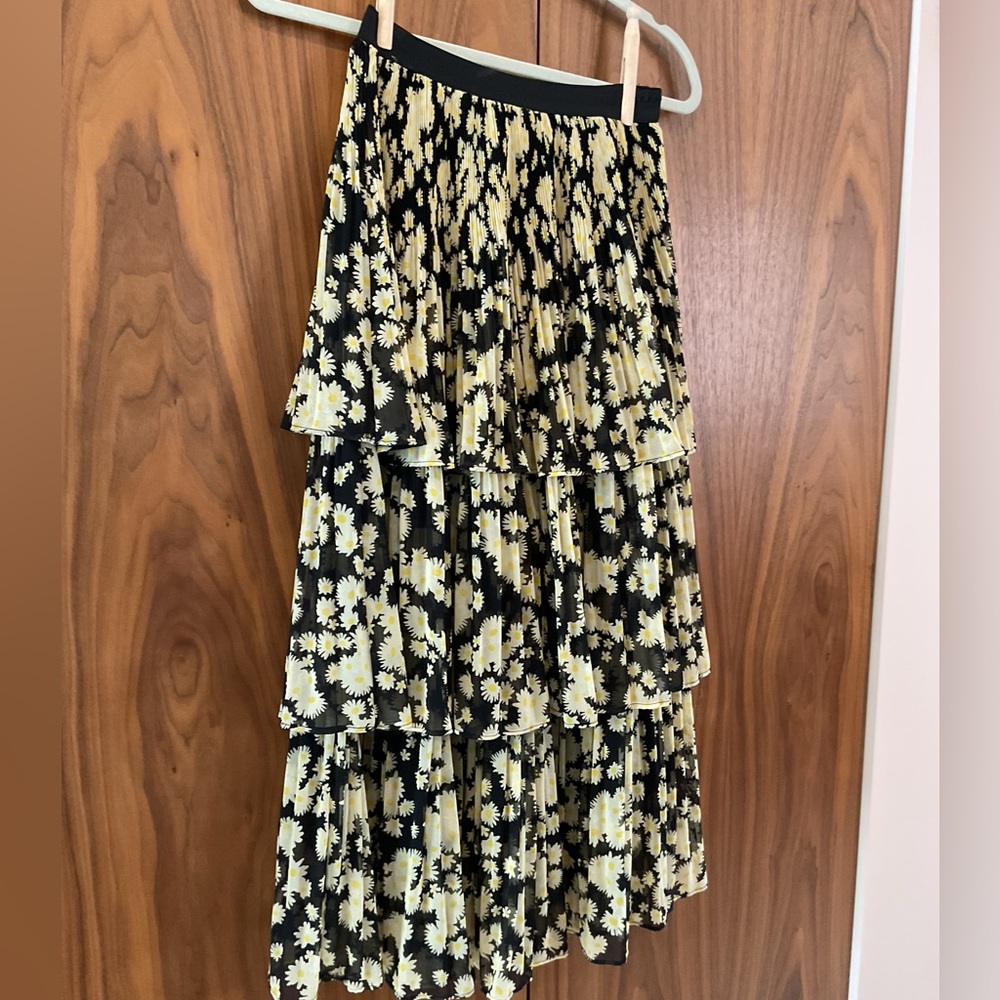 Three Tier Midi Skirt